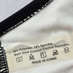 Black Padded Y2K Classic Pull On Swim Sports Bra Beach Bikini Top M Medium Photo 4