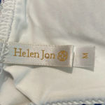 Helen Jon Nantucket Sweetheart Halter Bikini Top Medium Solid Blue Bottom White Photo 6