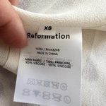 Reformation Sable Shirred Floral-print white red dress size XS C3 Photo 5