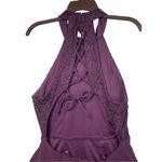 City Triangles City‎ Triangle Purple Lace Halter Dress Juniors 15 – NWT Photo 2