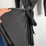 Chico's Chico’s Travelers Black Faux Wrap Dress Polka Dot Size Large Chico’s Size 2 Photo 5