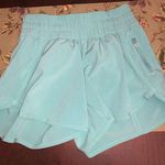 Lululemon Turquoise Lulu Shorts  Photo 0