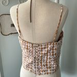 Maeve ANTHROPOLOGIE  SCALLOPED CROP TOP, sz 10 Photo 3