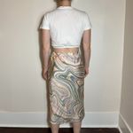 Dress Forum  Abstract Multicolor Midi Skirt Size Medium Photo 2