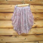 Silk Origami Skirt Red Size 6 Photo 5