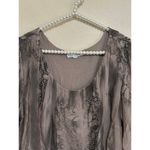 Tempo Paris  Size Small Blouse Long Sleeve Witchy Fairy Goth Whimsy Italian Top Photo 7