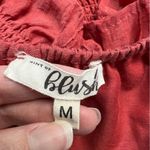 Hint of Blush  Crop Peasant Flare Ruffle‎ Sleeve Boho Top Photo 6