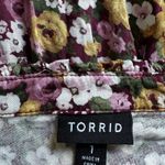 Torrid  Ditsy Floral Rayon Mini Dress Cottage Feminine Garden Prairie Girly 1X Photo 5