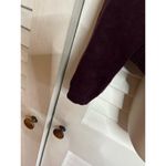 Gap 2011 wine colored ruffled collar cardigan M Retro boho whimsy excellent Photo 2