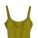 J.Crew  Ribbed Squareneck One-Piece Swimsuit Textured‎ Green Size 14 Photo 2