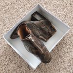 Steve Madden Brown Snake Print Ankle Boots Size 9M NWT $129.95 Photo 2