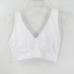 NEW Rhonda Shear The Original Aah Seamless Leisure Bra White Size 1X Photo 1