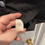 GOLD HAWK Ruffle Back Button Down Shirt Jacket Black Cotton Poplin Size Large Photo 7