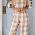 Gal Meets Glam  COLLECTION Bailey Cross Back Jumpsuit Size US/2 Photo 0