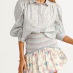Love Shack Fancy NWT SMOCKED ANGUILLA SKIRT Photo 1
