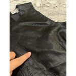 Good American  Better Than Leather Faux Leather Top Black Womens Size 0 XS Photo 7