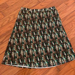 Jaclyn Smith -  medium multicolor‎ skirt Brown Green Tan Nylon Fall Pencil medium Photo 0