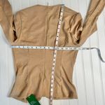 Halara  NWT tan long sleeve decorative slim work jacket size medium F17 Photo 7