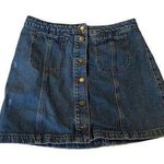 Topshop button front denim skirt W32 Photo 0