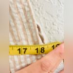 Sincerely Jules Neutral Striped Sleeveless no belt Jumpsuit size small White Photo 8