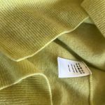 Tahari NWT  100% 2 - ply cashmere Sweater Lime Green Soft Stretch Medium Photo 7