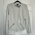 Torrid  Women's Gray Double Knit Moto Jacket - Size 1 (14/16 - 1x) Photo 0