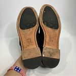 H. S. Trask black woven leather loafers slip on shoes women’s size 9 artisan Photo 7