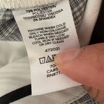 Ann Taylor  Gray Plaid Slim Fit Cropped Dress Pants Size 6 Photo 4