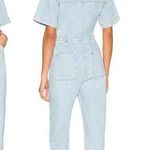 Free People  We the Free Marci Denim Jumpsuit Size Medium Photo 0
