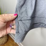 ZARA  Trafaluc Large‎ Fine Striped Long Sleeve Crew Neck High Low Hem Stretch Top Photo 4