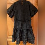 Sister Jane‎ Urban Outfitters Nora Jacquard Floral Mini Dress Size 6 (Medium) Black Photo 10