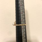 10kt Gold Pearl Diamond Ring Photo 5