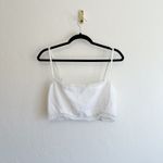 Reformation  | Violet 100% Linen Crop Top‎ & Wide Leg Pant Two Piece Set White Photo 6