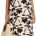 A New Day New Womens Linen Floral Sleeveless Midi Dress sz M Beach Vacation Photo 0