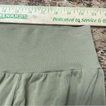 Matilda Jane  Ticket Booth Big Ruffles Cropped Capri Pants Olive‎ Green Small Photo 4