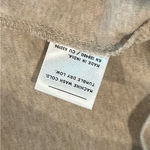 Pact Organic Airplane Mock Neck Shell Large Sesame Heather Tan Khaki Neutral Photo 5