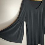 Karen Kane Flared Sleeve Swing Mini Dress (Black) - Large Photo 4