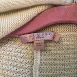 Calypso St. Barth  cashmere sweater ivory open front large L Photo 5
