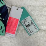 Seafolly NWT  On Vacation Longline Ribbed‎ Floral Bikini Top Size US 10 Photo 4