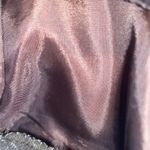 Tahari Brown and white pinstripe poly/ rayon trouser/ pants. Lined. Size 10. Photo 5