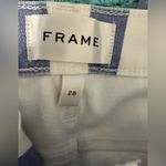 frame denim NWT Frame Le Crop Striped High-Rise Cropped Boot-Cut Jeans Photo 7