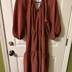 Ophelia Roe  Brown Fall Wrap Dress 1X plus size  Photo 1