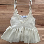 ZARA  Butter yellow top Photo 0