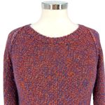 Scotch & Soda Maison Scotch Metallic Knit Sweater Purple Burgundy Multicolor Size Medium Photo 3