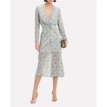 The East Order  Serena Low V-Neck Floral Midi Dress Size X-Small Lightweight Boho Photo 1