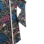 Laura Tanzer 100% Silk Bold Abstract European Cityscape Wide Leg Palazzo Pants L Black Size L Photo 5