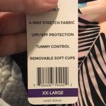 DKNY NWT One Piece Halter Swimsuit, XXL Photo 4