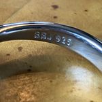 Natural Aquamarine White Diamond Sterling Silver Ring Size 8.75 Photo 4