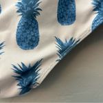 Kortni Jeane  blue pineapple high waisted peplum style swim bottoms medium Photo 9