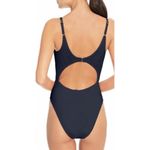Robin Piccone New. navy one piece. Size 6. Retails $168 Photo 8